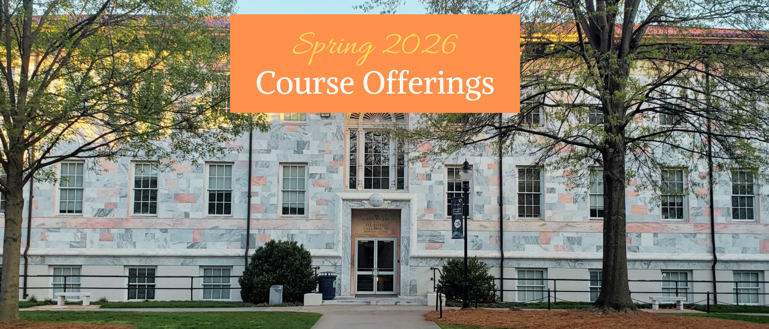 Spring 2026 Course Offerings